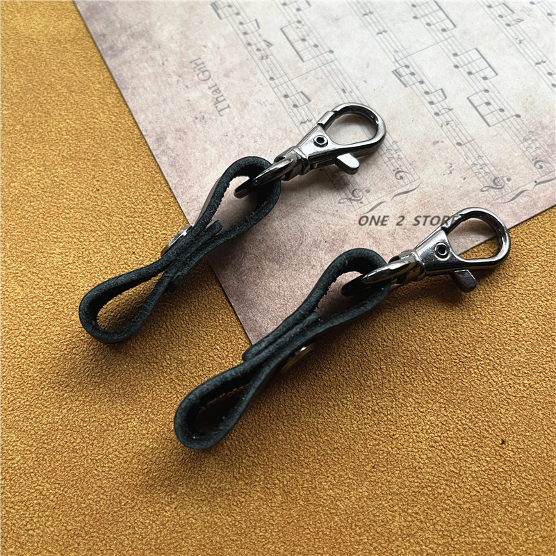 Cord for Keys Cowhide Keychain Metal Keyring Lanyard Genuine Leather ...