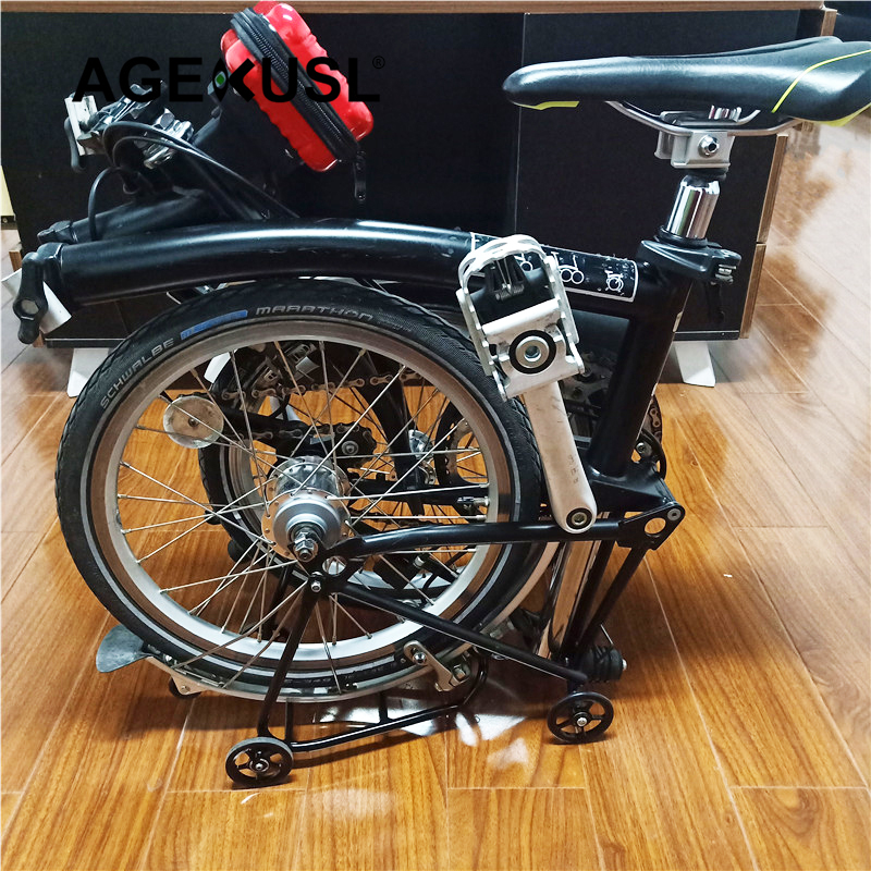 AGEKUSL Bike Racks For Brompton Cycling Bike Easy Wheel Cargo Racks T6 ...