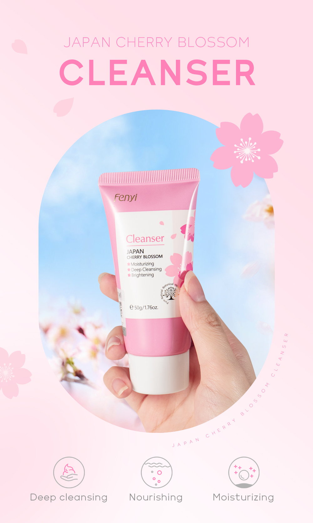 Fenyi Japan Cherry Blossom Anti Aging Serum Whitening Cream