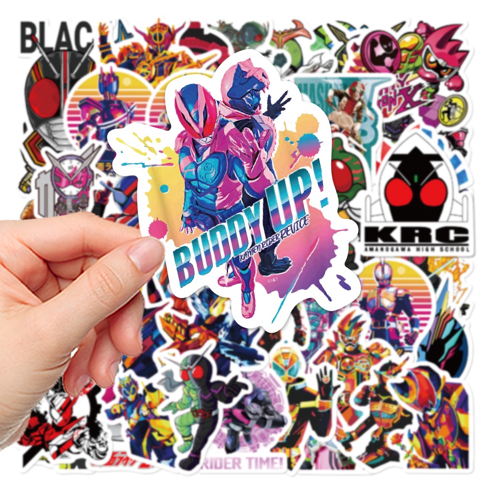 50pcs Kamen Rider Stickers DIY Graffiti Waterproof Sticker For Luggage ...