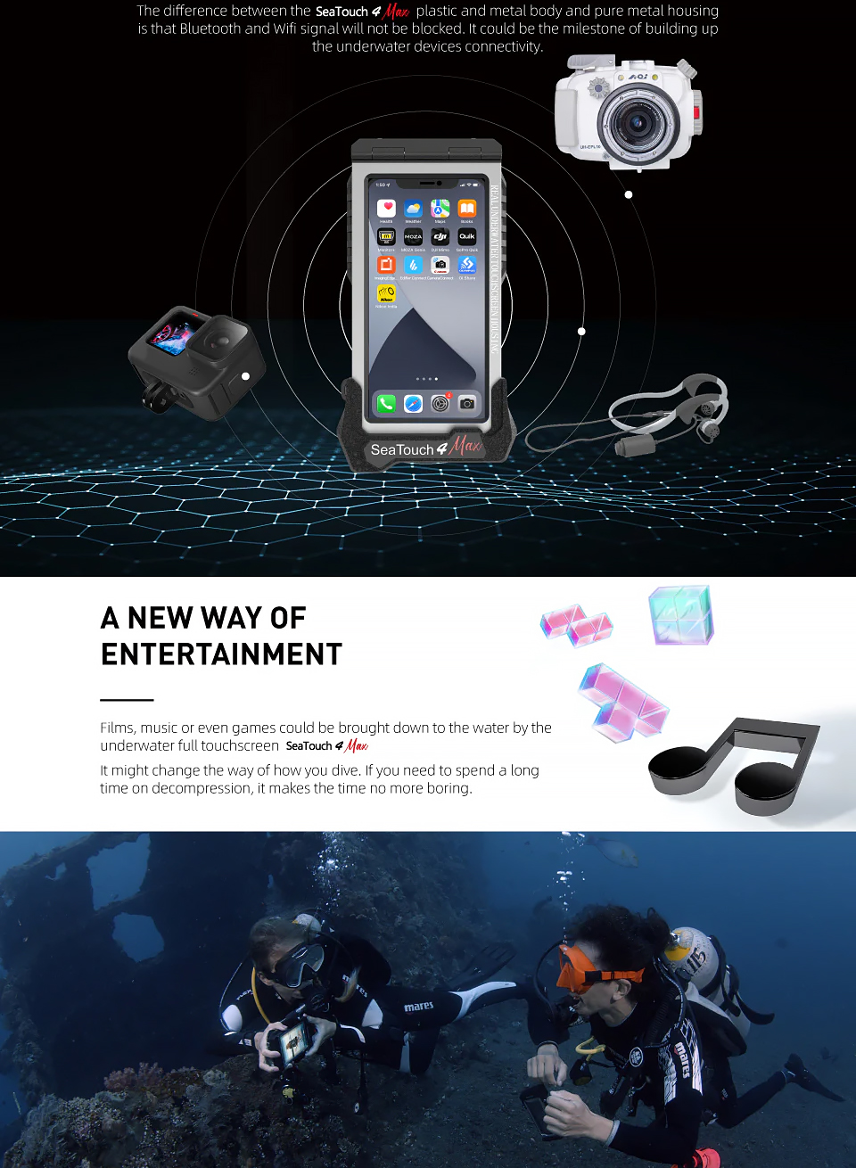 Iphone 12 Pro Max Underwater Underwater Phone Case DIVEVOLK Diving