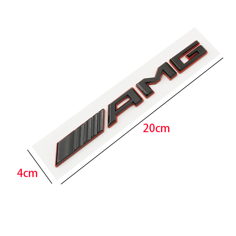 NEW 3D Mercedes-Benz AMG logo Double layer process AMG Car Rear Trunk ...