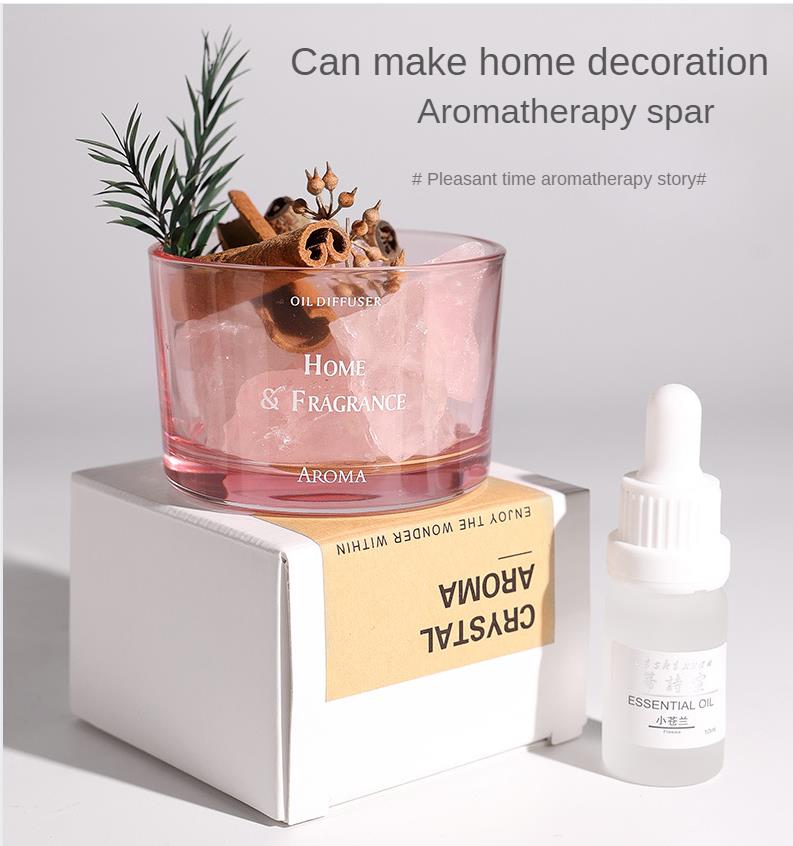 Aroma Crystal Stone Fireless Dried Flowers Plant Decoration Natural ...