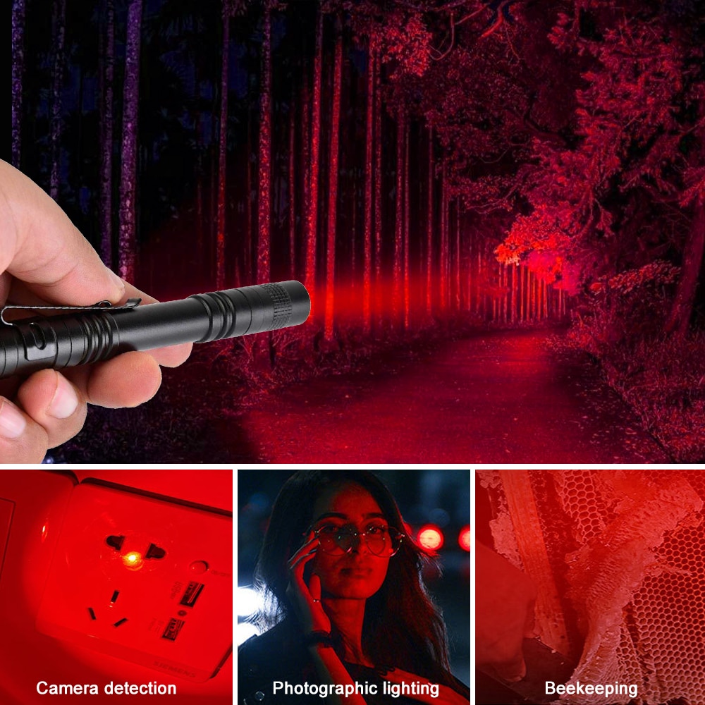 Mini UV Flashlight Super bright torch light 395NM UV light led Penlight ...