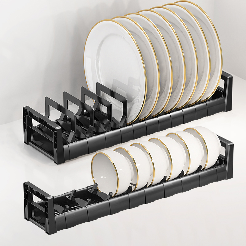 Kitchen Rack Microwave Oven Rack Adjustable Dish Rack Lazy Susan Spice ...