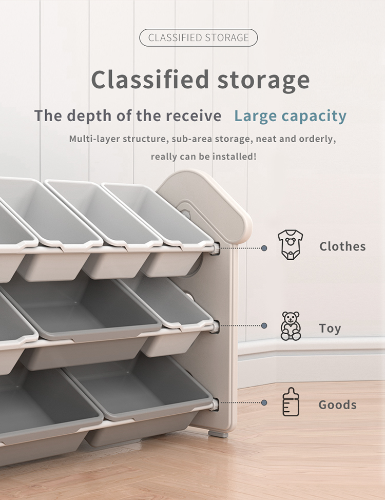 Multi purpose color storage rack sweet house classification storage ...