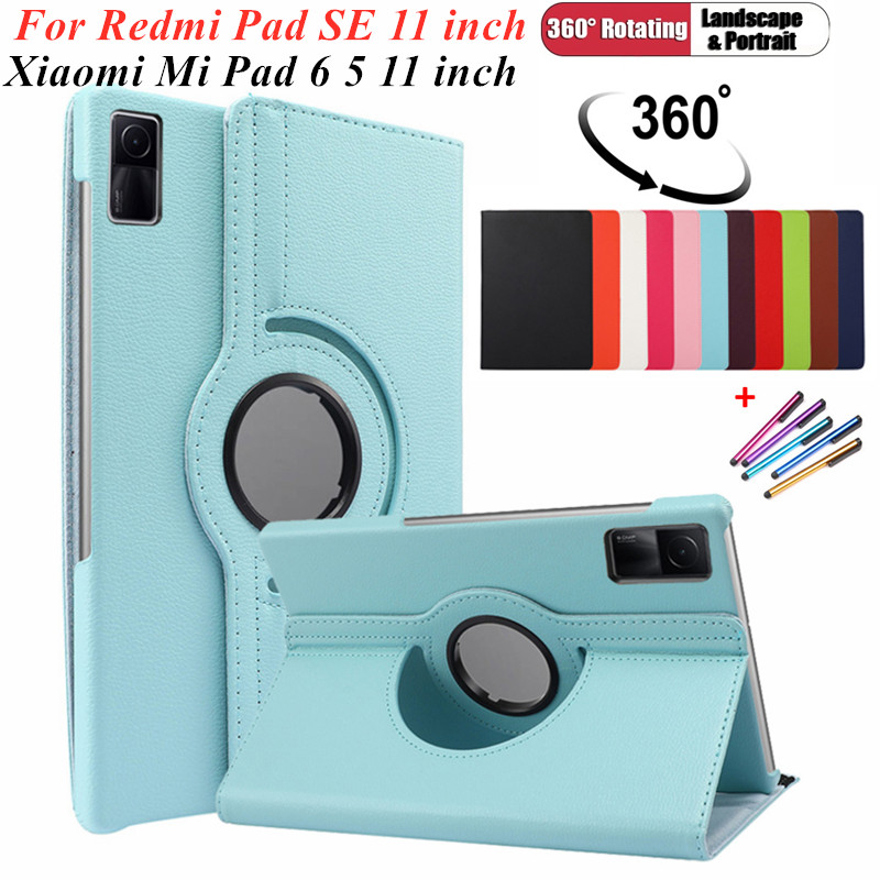 Cheap Leather Silicone Case for Xiaomi Pad 6/5 Pro 2023 11 Inch Magnetic  Cover for Xiaomi Redmi SE 10.6 Shockproof Case