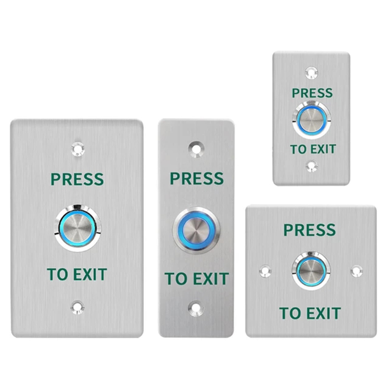 Waterproof Door Push Exit Button Gate Release Switch Opener COM NC NO ...