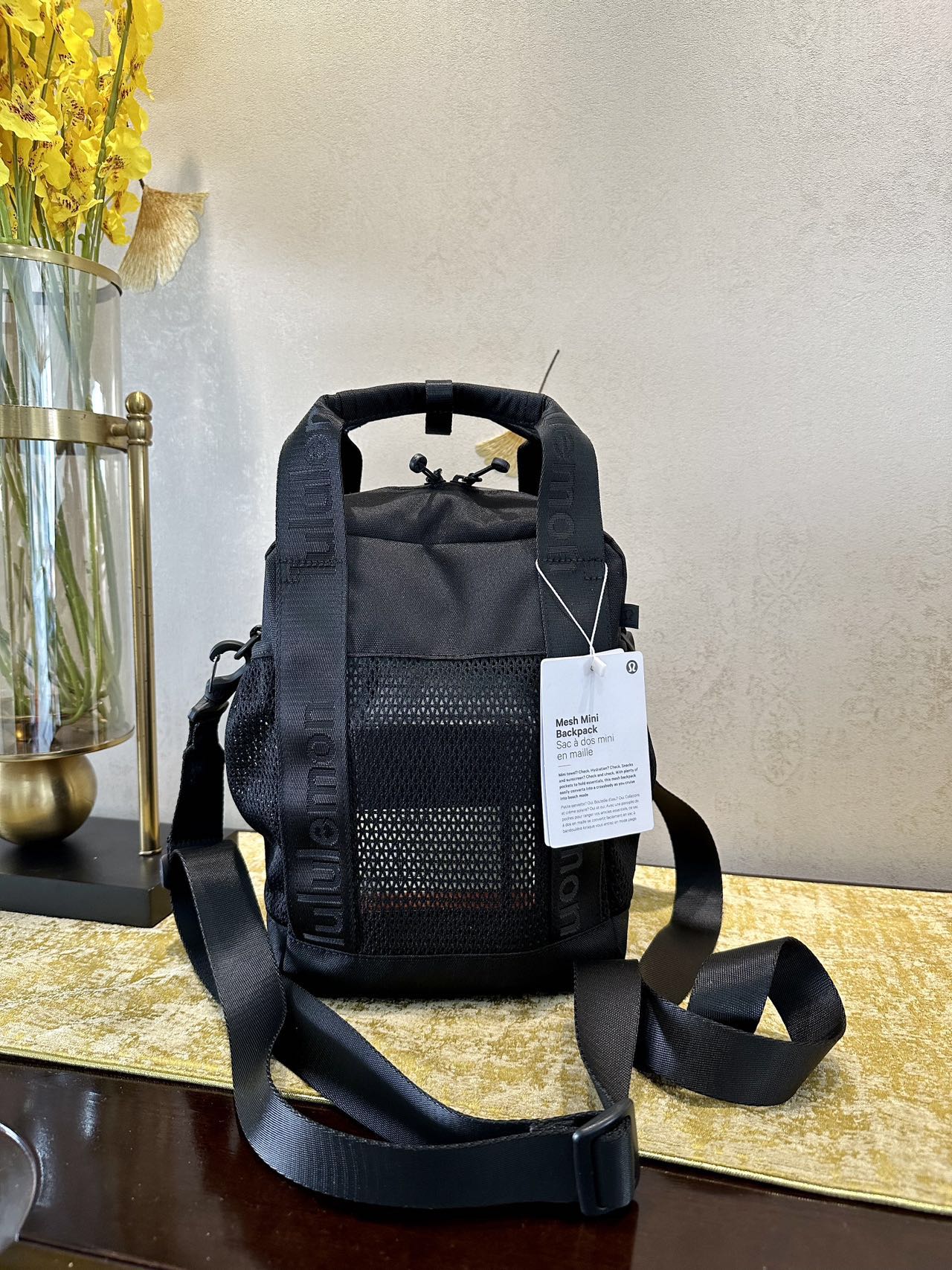 Mesh mini backpack hotsell