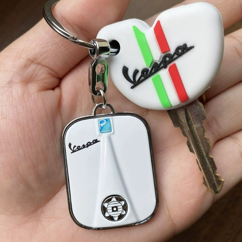 A Set of Vespa Motorcycle key Chain Motorbike Key Holder Cover For Piaggio Vespa