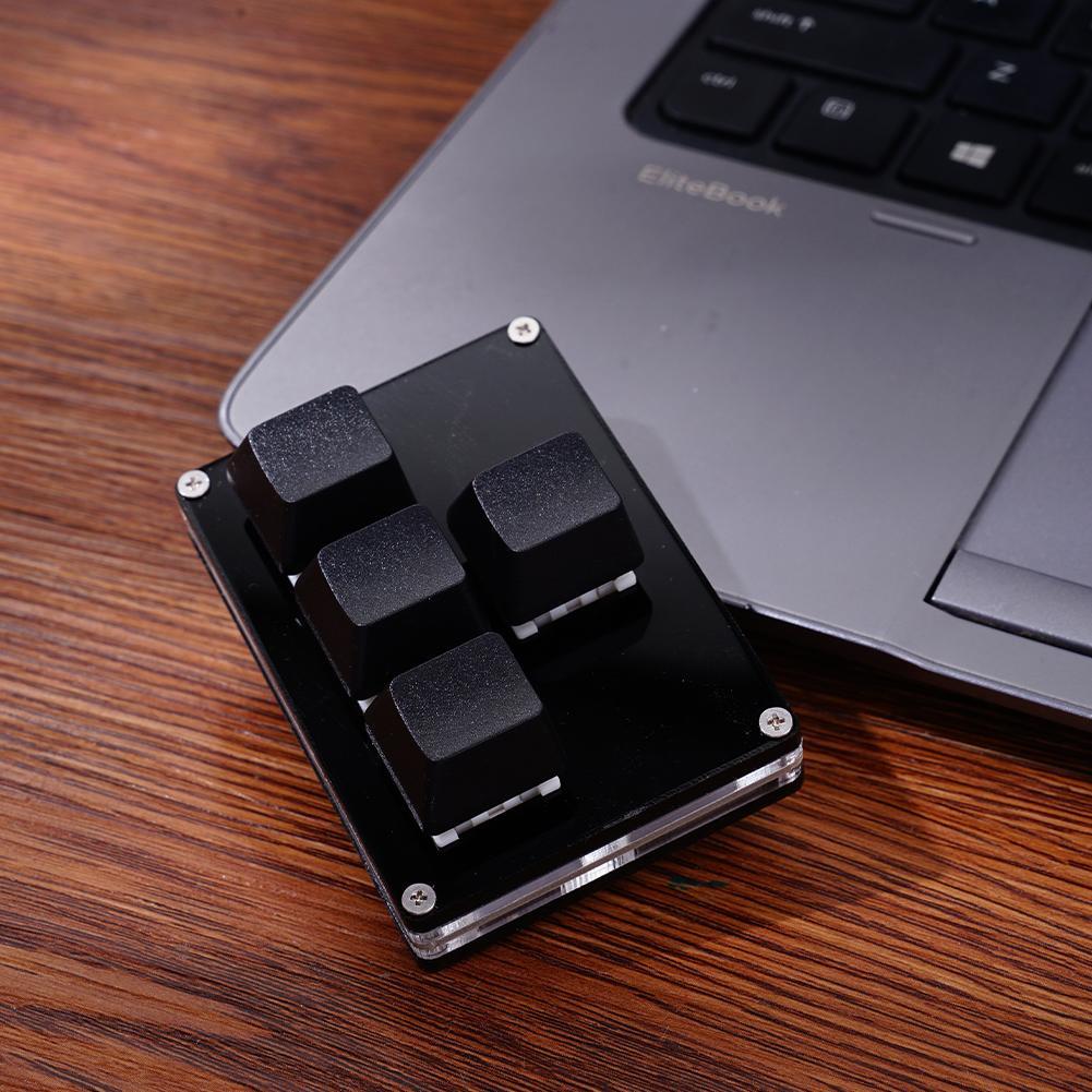 Black 4-key Mini Keyboard Up/Down/Left/Right WASD Axis Mechanical ...