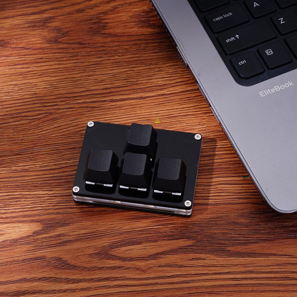 Black 4-key Mini Keyboard Up/Down/Left/Right WASD Axis Mechanical ...