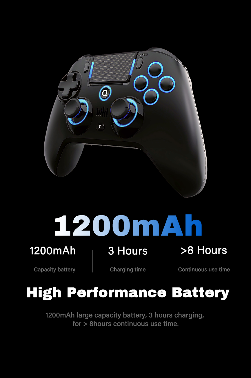 QRD Spark N5 Controller For PC,PS4, PS3, OLED Console Pro Gamepad ...