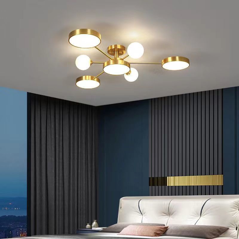 Nordic Designer Tricolor Ceiling Light LED Center Light Branch ...