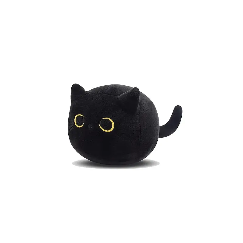 Black stuffed cat online