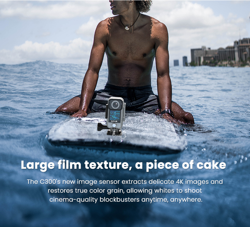 3 Pack SJCAM C300 Screen Protector - Ultra-Thin Explosion Proof Anti-Scratch Film