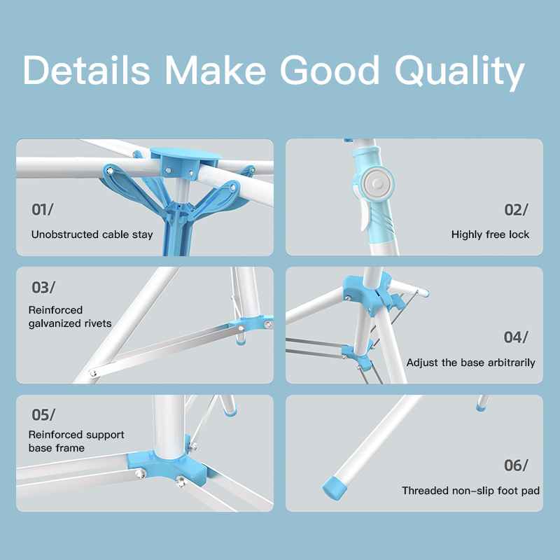 SG Stock Folding Drying Rack Stainless Steel Drying Racks Clothes ...
