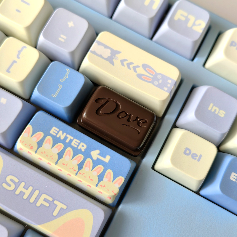Chocolate Keycap Mechanical Keyboard Dedicated Keycap TAB Button ...