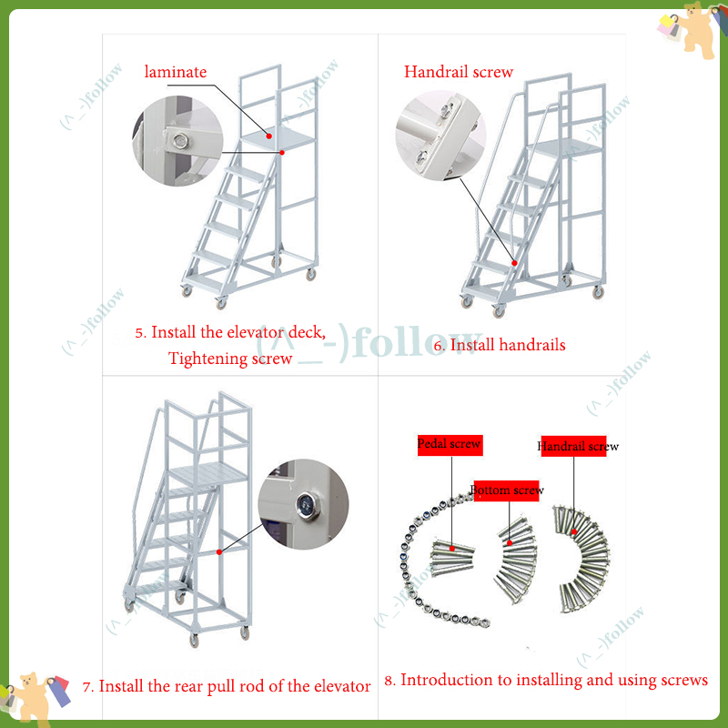 Warehouse Ladder Ladder Step Ladder Accessories 5 Step Ladder Warehouse