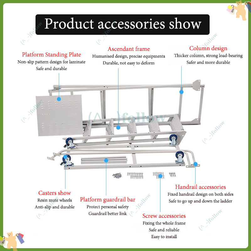 Warehouse Ladder Ladder Step Ladder Accessories 5 Step Ladder Warehouse
