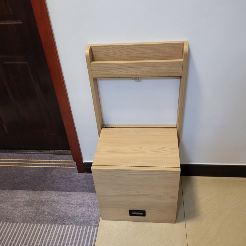 Wooden Foldable Stool Changing Shoe Stool Entrance Wall Hallway Chair ...