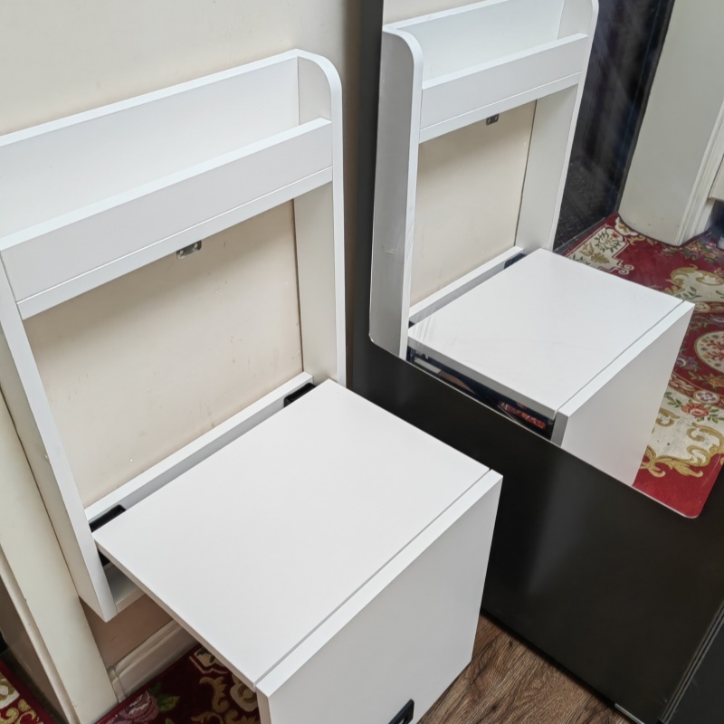 Wooden Foldable Stool Changing Shoe Stool Entrance Wall Hallway Chair ...