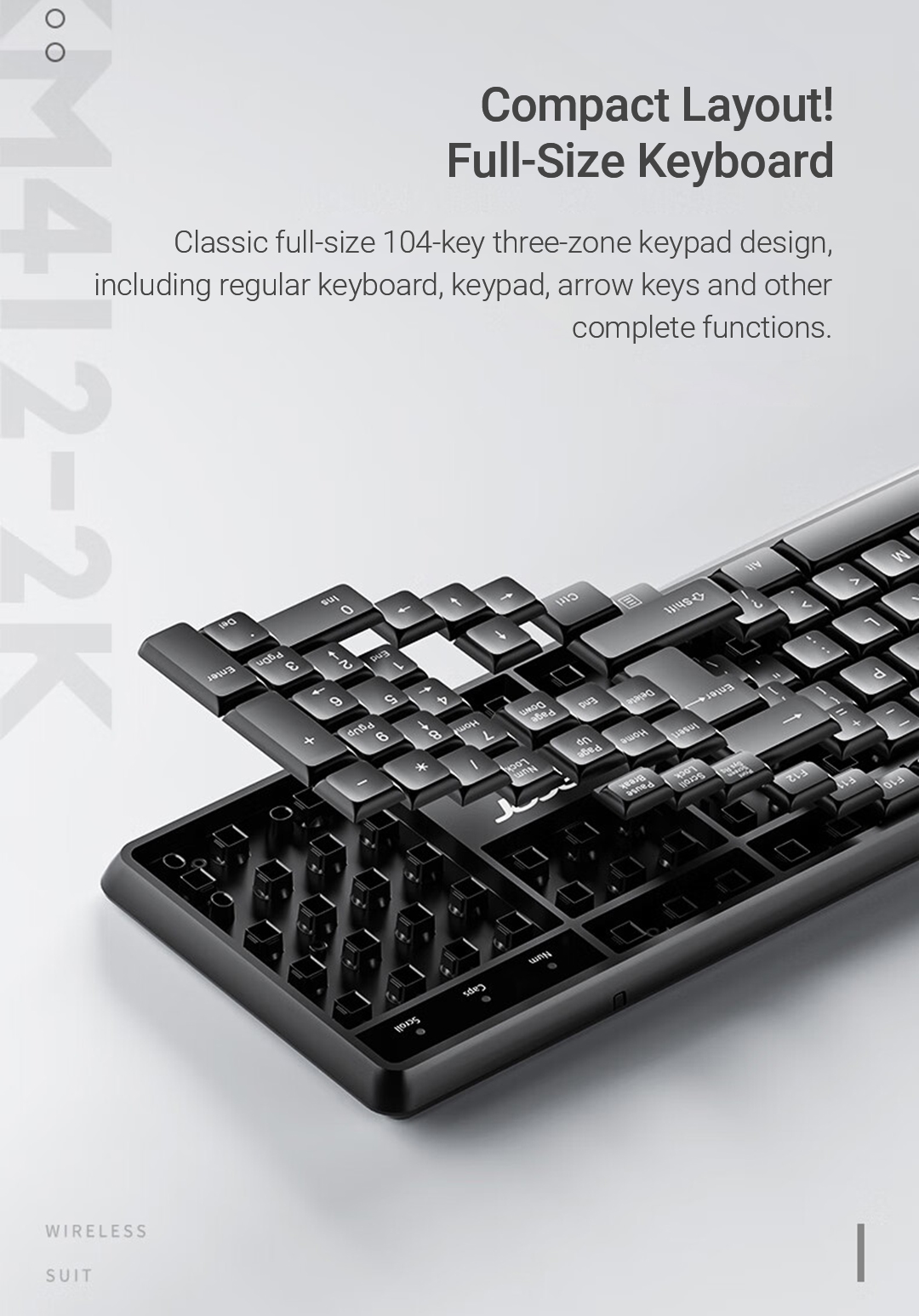 Acer Wireless Keyboard and Mouse Set KM41-2K Three Speed DPI 2.4G ...