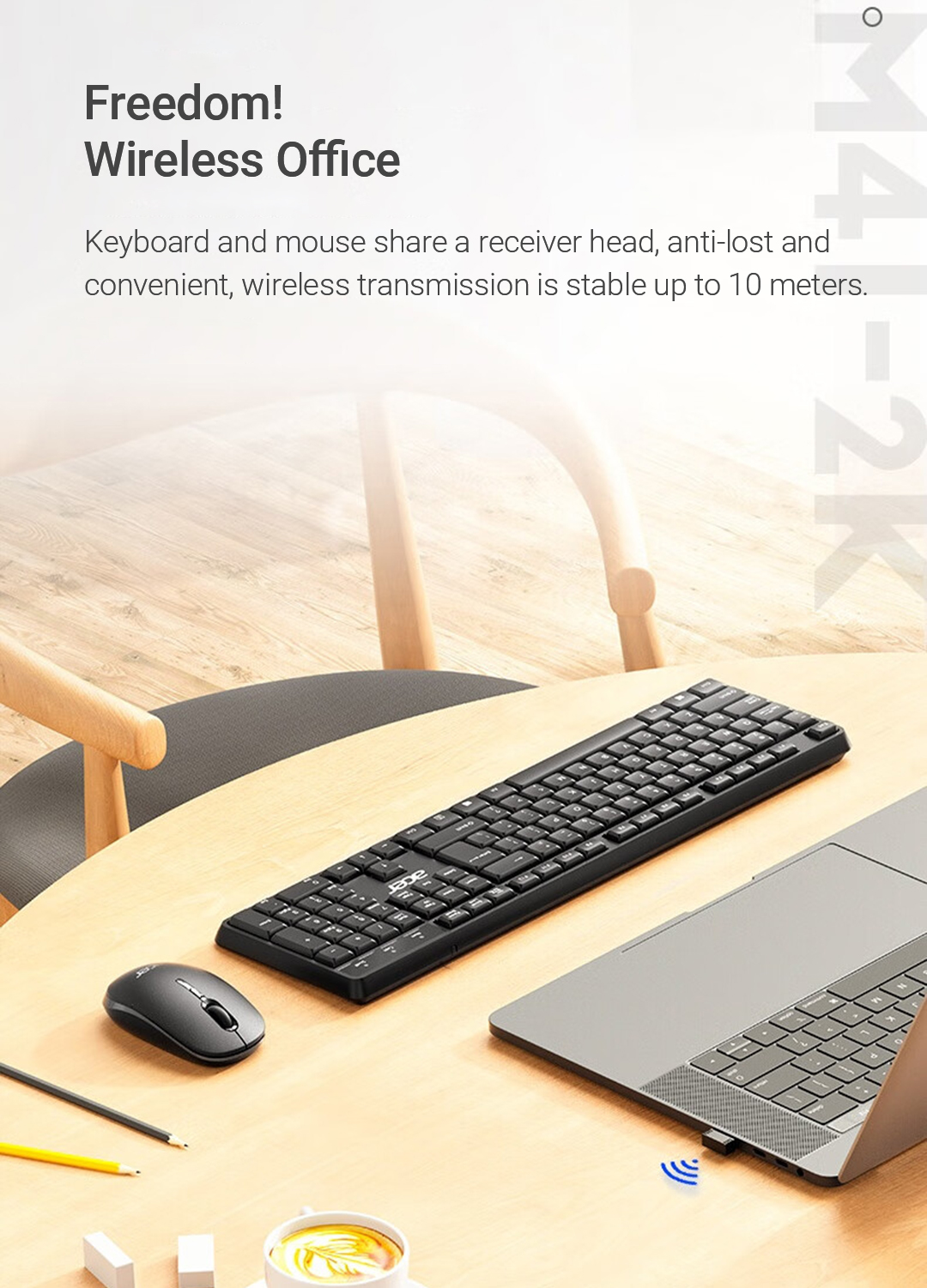 Acer Wireless Keyboard and Mouse Set KM41-2K Three Speed DPI 2.4G ...