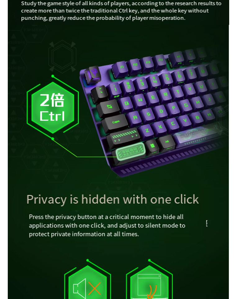 ASUS ROG [EVA Co-Branded] Mechanical Keyboard Ranger Red Axis Blue Axis ...