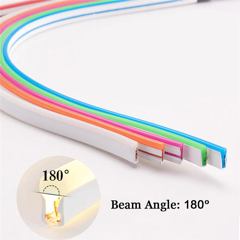 6X12mm LED Neon Flexible Strip Light 12V for DIY Signage (12 colors for ...