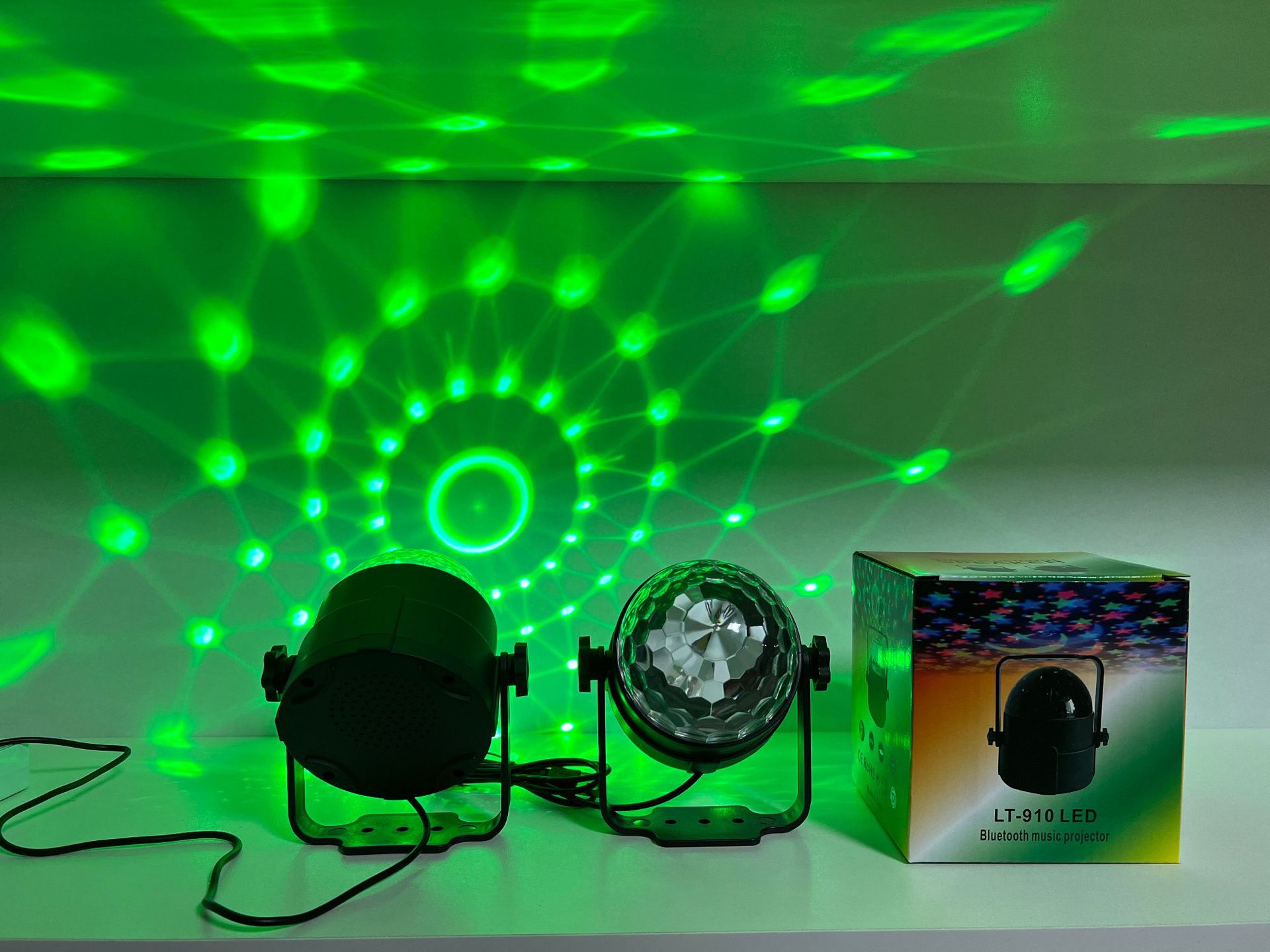 LED mini crystal magic ball USB Party Lights with Remote Control Dj ...
