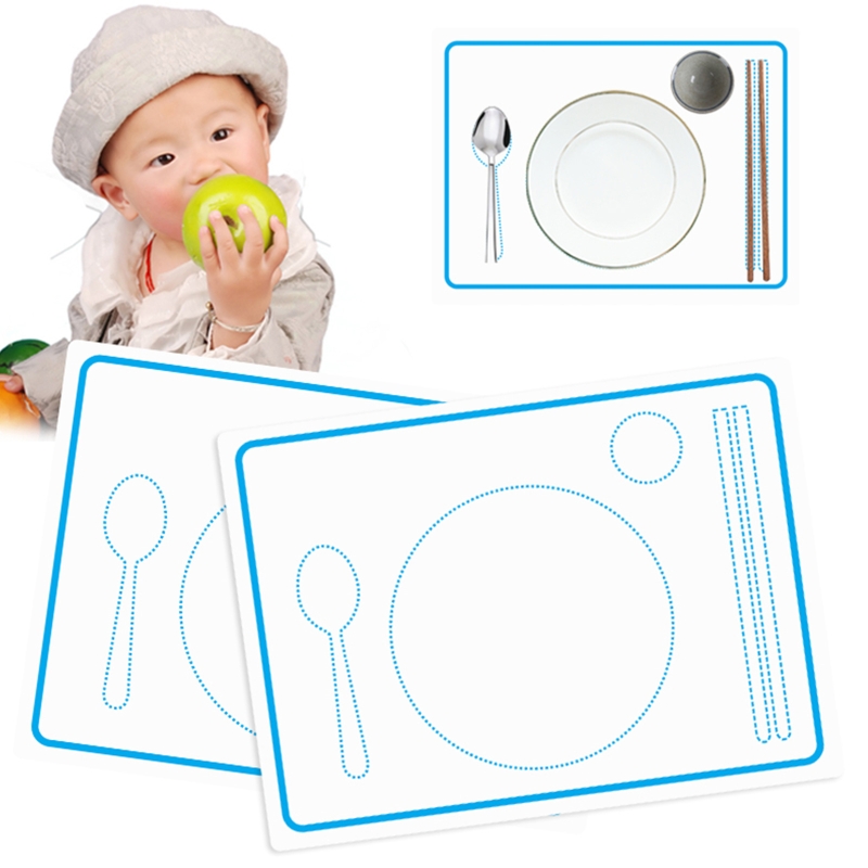 FL Montessori Shape Recognition Teaching Prop Place Mat for Children 1 ...