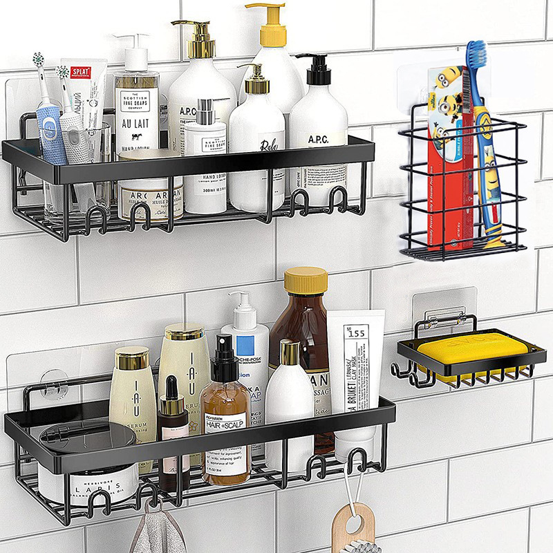 Bathroom rack- Stainless Steel Shower Organizer, Rustproof Bathroom ...