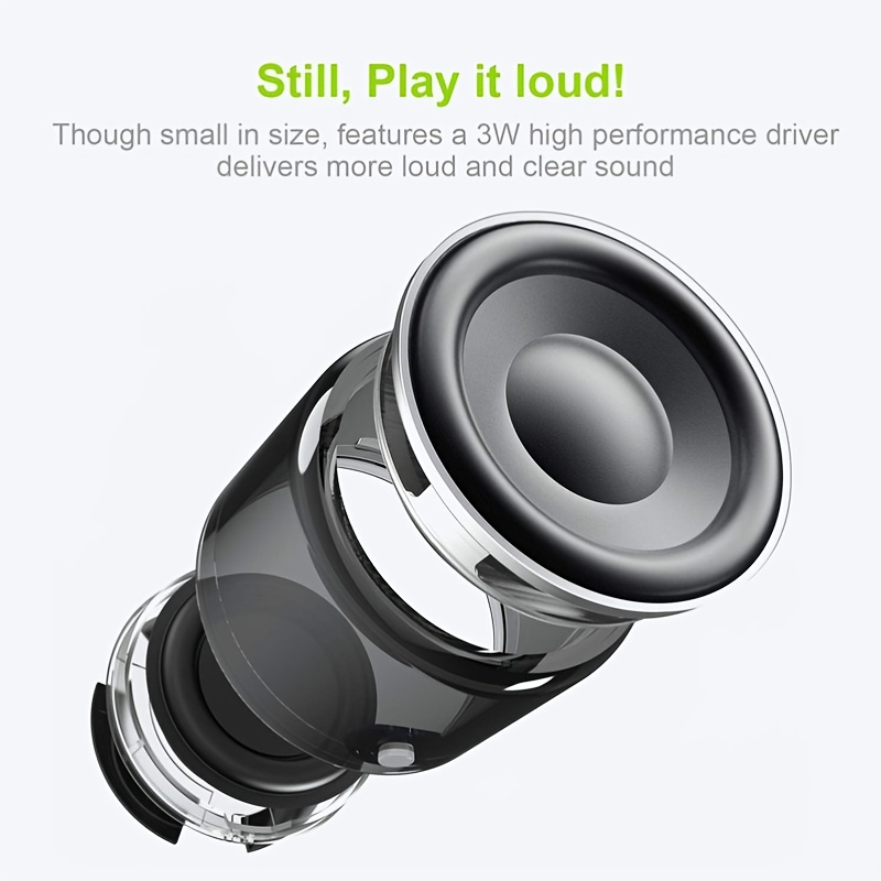 M1 Wireless Mini Bluetooth Speaker Metal Outdoor Subwoofer Stereo Sound ...
