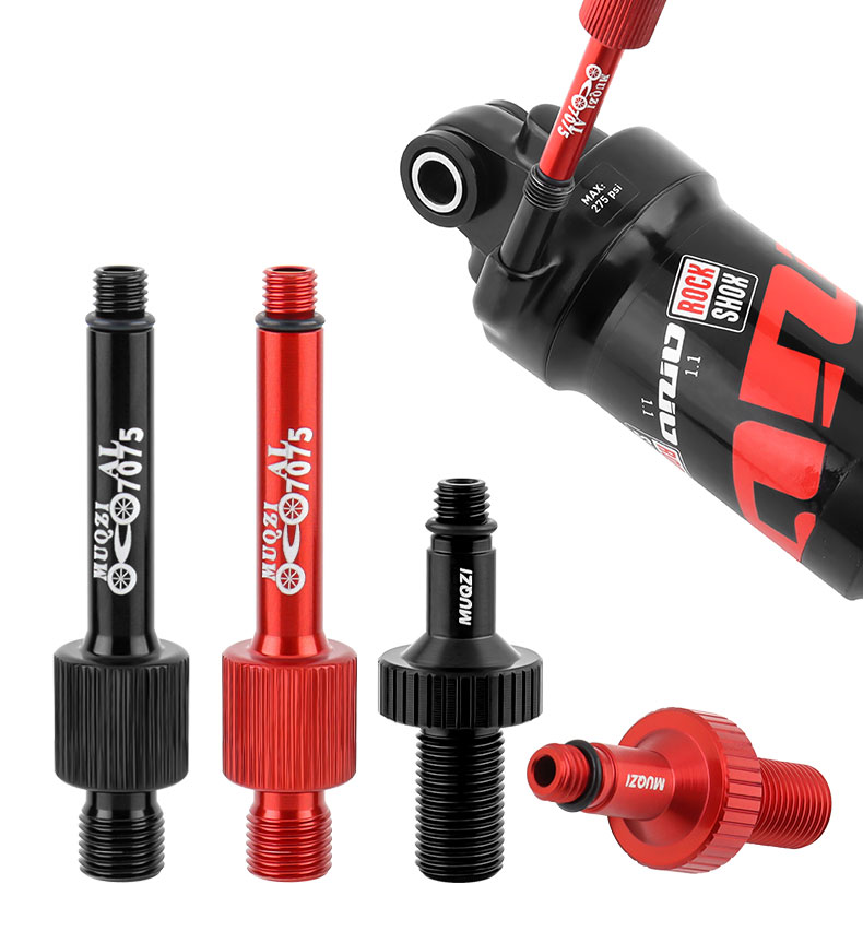MUQZI Bicycle Air Rear Shock Valve Adapter MTB Bike Rear Shock Air ...
