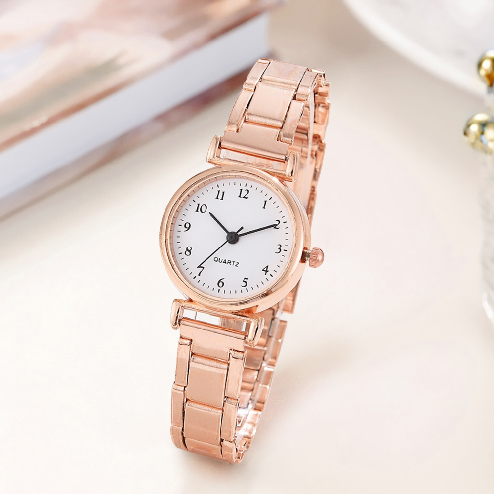 Fashion Ladies Watch Small Dial Watch Alloy Strap Quartz Wrist Watch Shopee Singapore