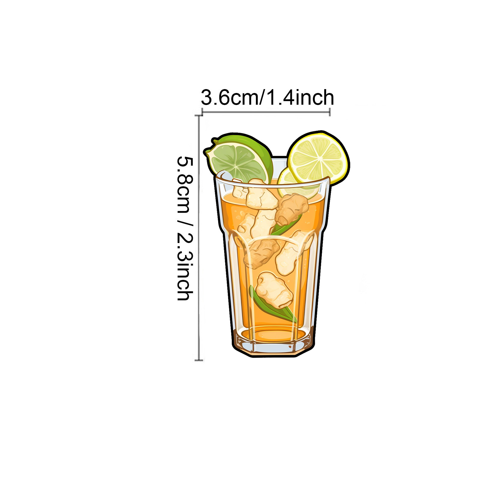 52 pcs Unique Drink Pattern Stickers, Creative Assorted Funny Stickers ...