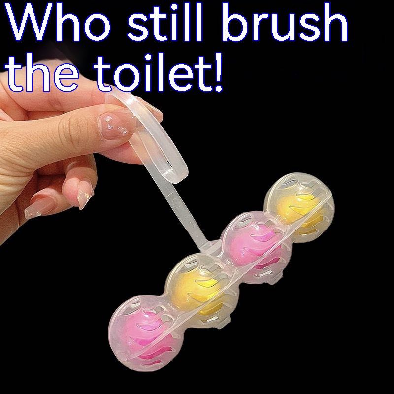 4 in 1 Toilet Cleaner Ball Hanging Toilet Cleaning Automatic Toilet Sterilizer Remove Odor Air ...