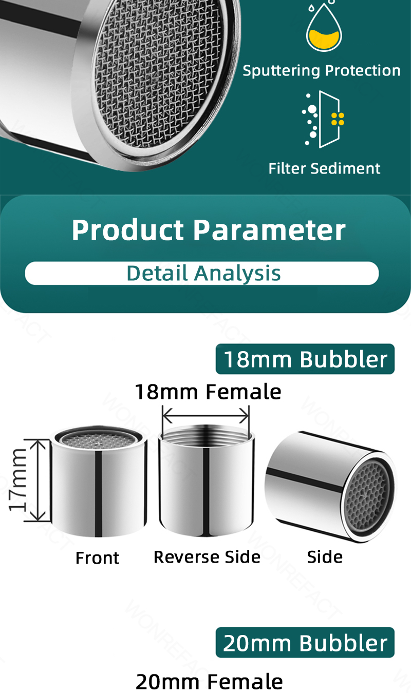 Faucet Bubbler Kitchen Faucet Aerator Bathroom Household Diffuser Tap ...