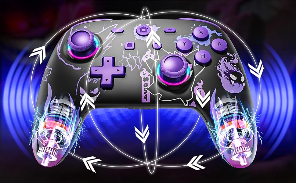 Wireless Pro Controller for Nintendo Switch/OLED/Lite, Switch ...