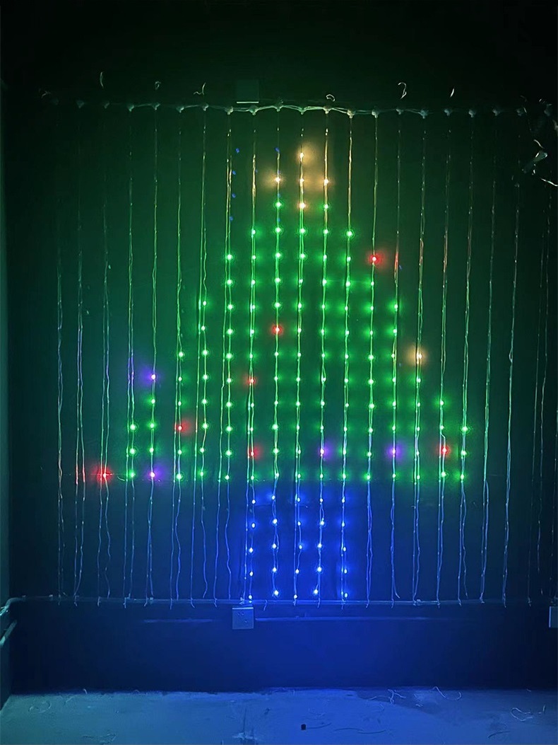 Smart 5V USB RGB Curtain String Lights Dinosaur animation IP65 ...