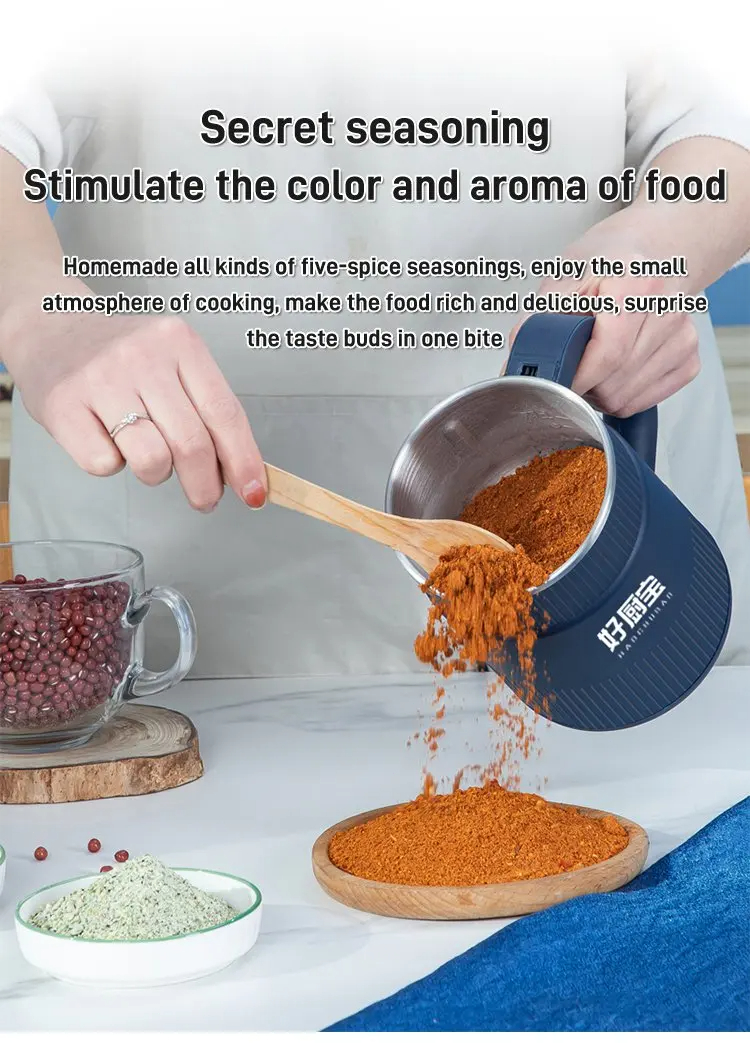 SG STOCK】 Household Portable Spice Coffee Grinder Blender