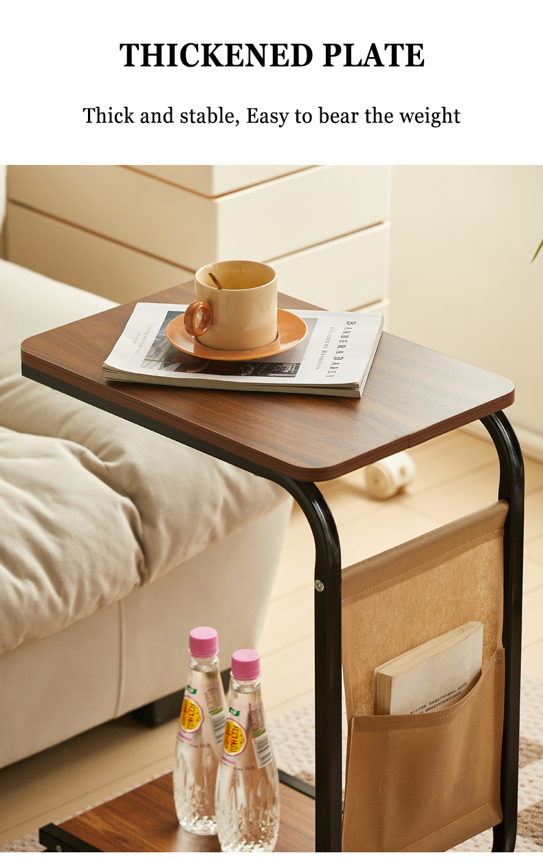 【SG STOCK】Movable Side Table With Wheels Bedside Table Small Laptop ...