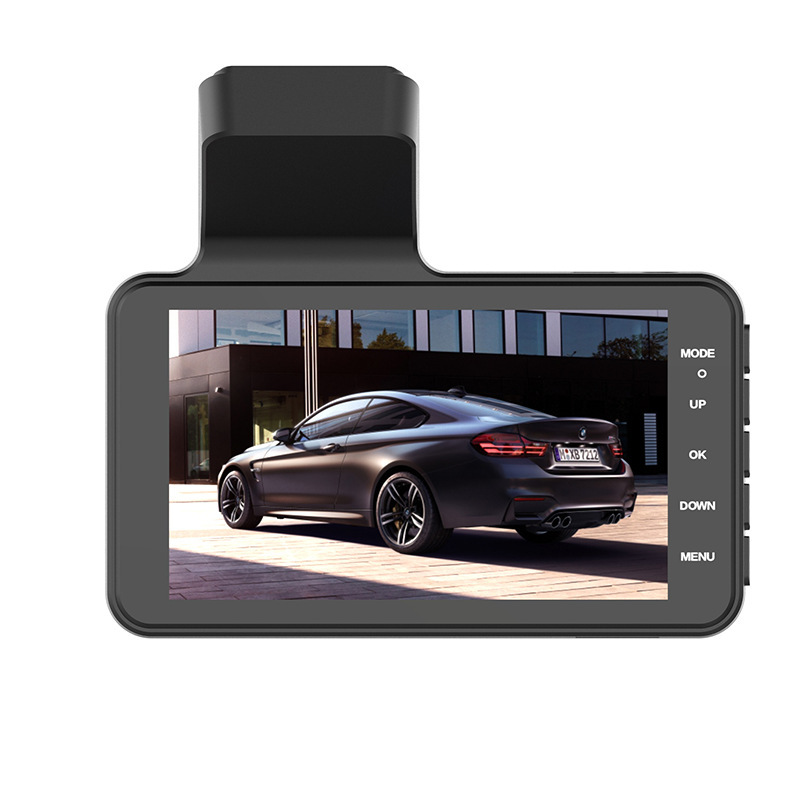 Car recorder Rear view mirror Dual lens car monitoring HD 1080P front ...