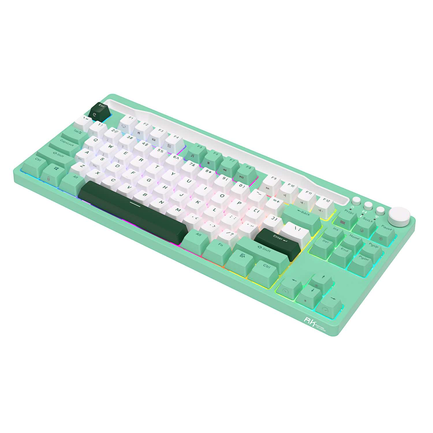 Royal Kludge Rk H87 Three Modes Wireless 87 keys Mechanical Keyboard ...