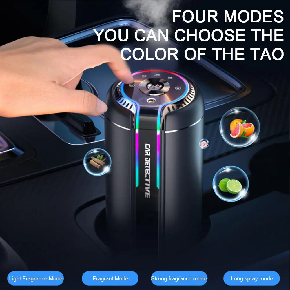 Car Air Refresher aromatherapy with LED amibent light and starry sky ...