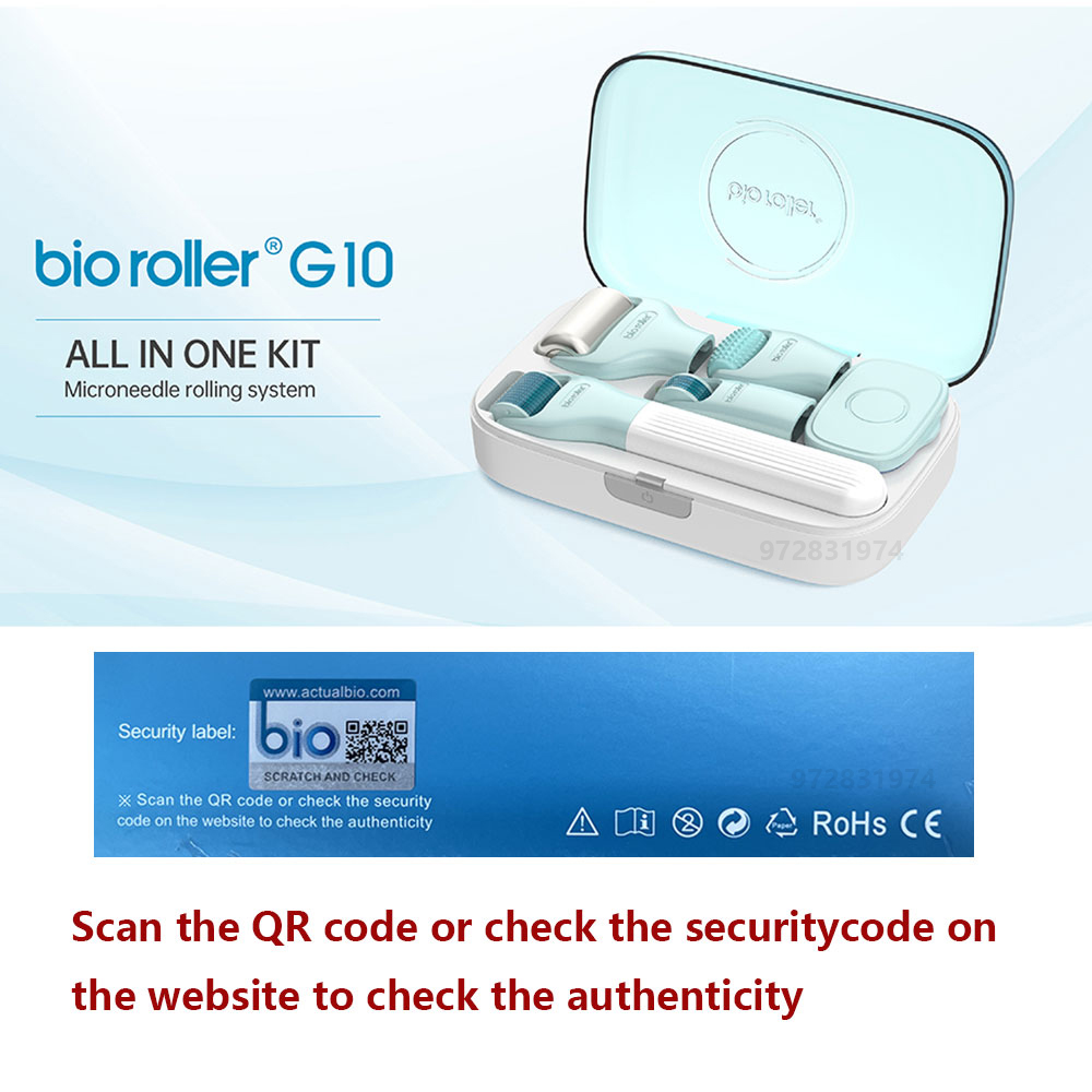 In stock 】New Bio roller G10 Derma Roller Kit 10 in 1 MTS Microneedling ...