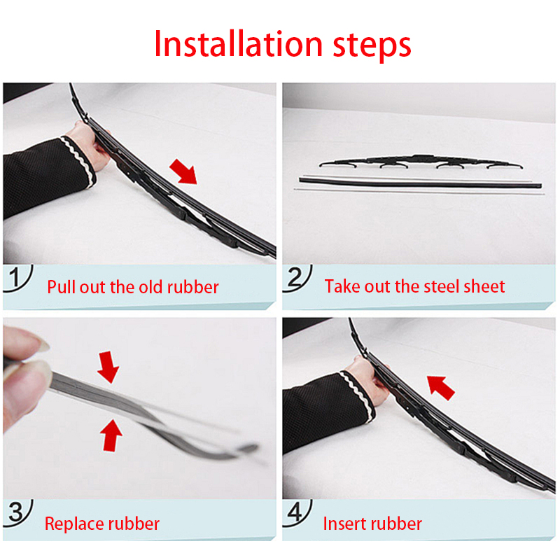 Wiper Refill Replacement Rubber Strip Volvo xc60 s60 s80 s40 v60 v40 ...