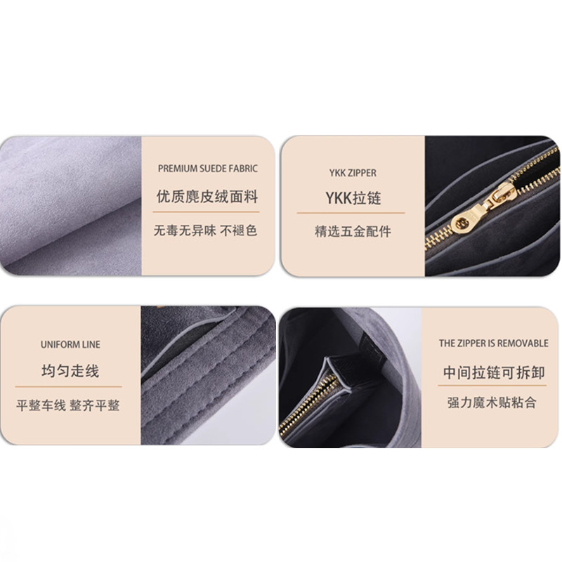 DGAZ Silk Bag Organiser Fits Picotin 18/22 Bags, Silky Smooth, Luxury