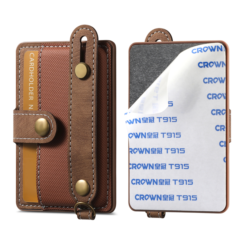 3M Adhesive Sticker Card Holder Pocket For Mobile Phone Universal Retro ...
